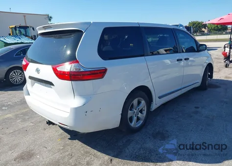 2015 Toyota Sienna L 7 Passenger from USA, damaged, VIN 5TDZK3DC8FS570356